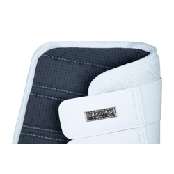 Stinchiere da dressage Equestrian Stockholm in mesh Bianco argentato