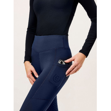 Leggings da equitazione Equestrian Stockholm Movement donna Tutto blu navy Blu marino