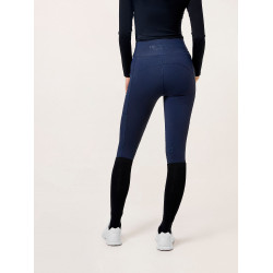 Leggings da equitazione Equestrian Stockholm Movement donna Tutto blu navy Blu marino
