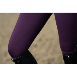 Leggings da equitazione Equestrian Stockholm Movement donna Nero corvino Viola