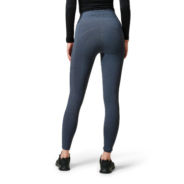 Leggings da equitazione Equestrian Stockholm Movement donna Grigio Leggings da equitazione Equestrian Stockholm Movement donna Grigio