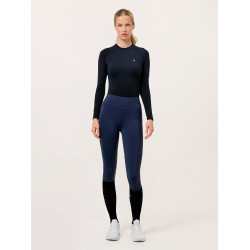 Leggings da equitazione Equestrian Stockholm Movement donna Marina Blu marino