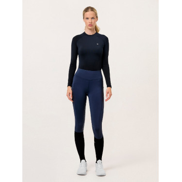 Leggings da equitazione Equestrian Stockholm Movement donna Marina Blu marino