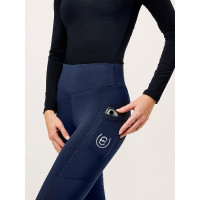 Leggings da equitazione Equestrian Stockholm Movement donna Marina Blu marino