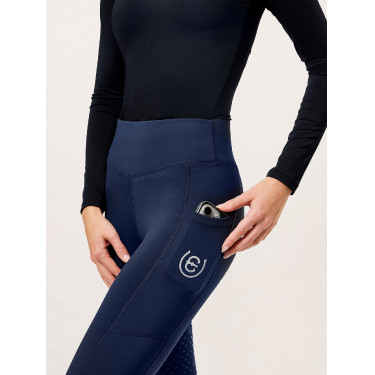 Leggings da equitazione Equestrian Stockholm Movement donna Marina Blu marino
