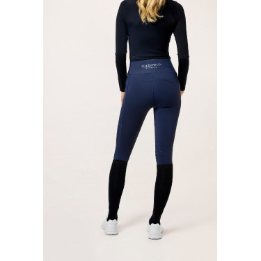 Leggings da equitazione Equestrian Stockholm Movement donna Marina Blu marino