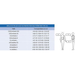 Gilet di protezione Equithème Belt Nero Gilet di protezione Equithème Belt Nero