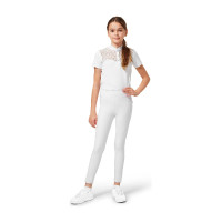 Leggings da equitazione Equestrian Stockholm Movement Young Rider Bianco