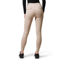 Leggings da equitazione da donna Equestrian Stockholm Premium Beige