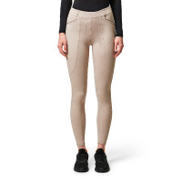 Leggings da equitazione da donna Equestrian Stockholm Premium Beige