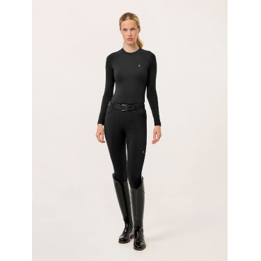 Leggings da equitazione da donna Equestrian Stockholm Premium Nero