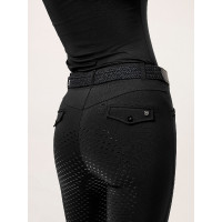 Leggings da equitazione da donna Equestrian Stockholm Premium Nero