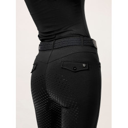 Leggings da equitazione da donna Equestrian Stockholm Premium Nero