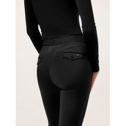 Leggings da equitazione da donna Equestrian Stockholm Premium Nero
