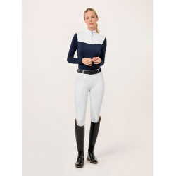 Leggings da equitazione da donna Equestrian Stockholm Premium Bianco