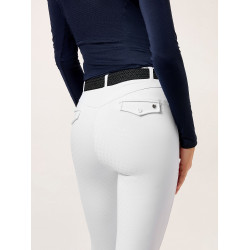 Leggings da equitazione da donna Equestrian Stockholm Premium Bianco