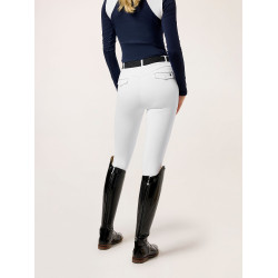 Leggings da equitazione da donna Equestrian Stockholm Premium Bianco