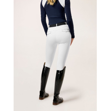 Leggings da equitazione da donna Equestrian Stockholm Premium Bianco
