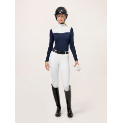 Leggings da equitazione da donna Equestrian Stockholm Premium Bianco