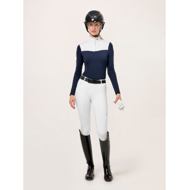 Leggings da equitazione da donna Equestrian Stockholm Premium Bianco