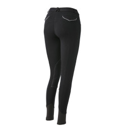 Pantaloni Equithème Pro Antracite / bianco Grigio