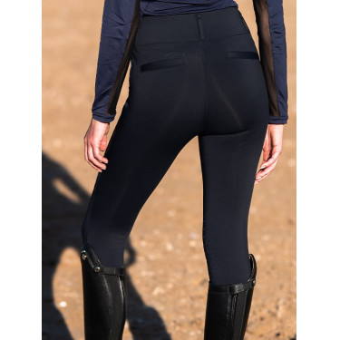 Leggings da equitazione da donna Equestrian Stockholm Supreme Nero edizione Leggings da equitazione da donna Equestrian Stockholm Supreme Nero edizione