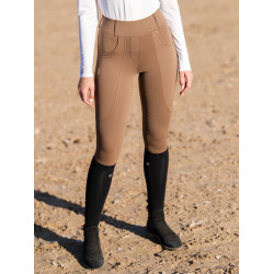 Leggings da equitazione da donna Equestrian Stockholm Supreme Champagne Beige