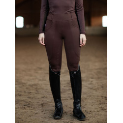 Leggings da equitazione da donna Equestrian Stockholm Supreme Bagliore infinito Marrone Leggings da equitazione da donna Equestrian Stockholm Supreme Bagliore infinito Marrone