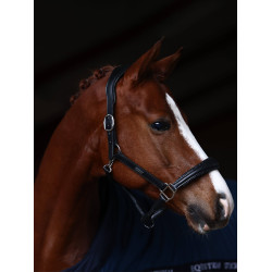 Capezza in pelle Equestrian Stockholm anatomica scintillante Prateria blu