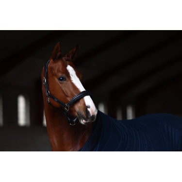 Capezza in pelle Equestrian Stockholm anatomica scintillante Prateria blu