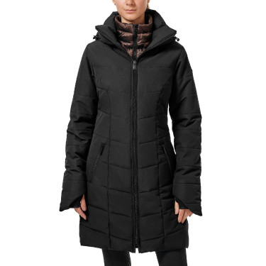 Cappotto invernale lungo Equestrian Stockholm Denali donna Mocha moderno Cappotto invernale lungo Equestrian Stockholm Denali donna Mocha moderno