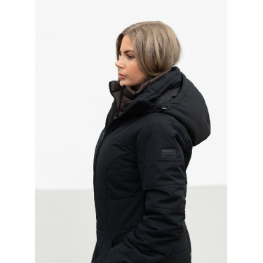 Cappotto invernale lungo Equestrian Stockholm Denali donna Mocha moderno Cappotto invernale lungo Equestrian Stockholm Denali donna Mocha moderno
