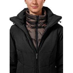 Cappotto invernale lungo Equestrian Stockholm Denali donna Mocha moderno Cappotto invernale lungo Equestrian Stockholm Denali donna Mocha moderno