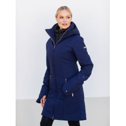 Cappotto invernale lungo Equestrian Stockholm Denali donna Laguna blush