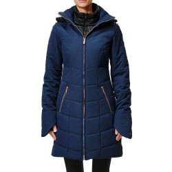Cappotto invernale lungo Equestrian Stockholm Denali donna Laguna blush
