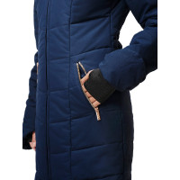 Cappotto invernale lungo Equestrian Stockholm Denali donna Mocha moderno Marrone