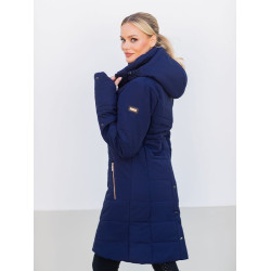 Cappotto invernale lungo Equestrian Stockholm Denali donna Laguna blush