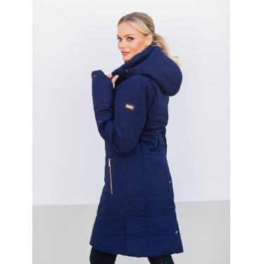 Cappotto invernale lungo Equestrian Stockholm Denali donna Laguna blush