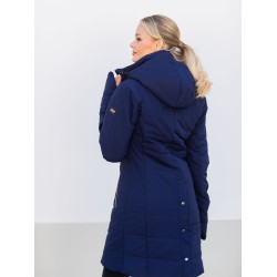Cappotto invernale lungo Equestrian Stockholm Denali donna Laguna blush