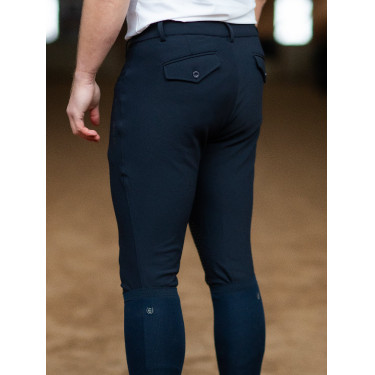 Pantaloni da equitazione Equestrian Stockholm Active da uomo Marina Blu marino