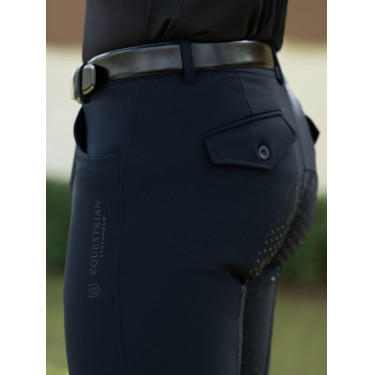 Pantaloni da equitazione Equestrian Stockholm Active da uomo Marina Blu marino