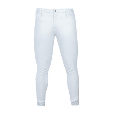 Pantaloni da equitazione Equestrian Stockholm Active da uomo Bianco