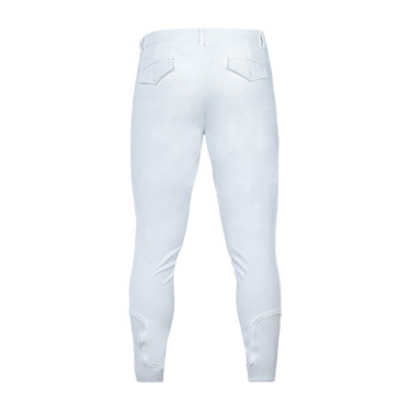 Pantaloni da equitazione Equestrian Stockholm Active da uomo Bianco
