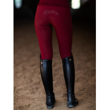 Pantaloni da equitazione Equestrian Stockholm Elite donna Bordeaux