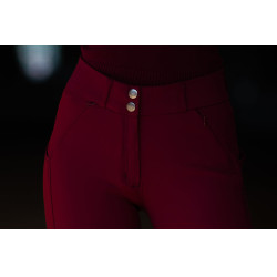 Pantaloni da equitazione Equestrian Stockholm Elite donna Bordeaux