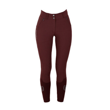 Pantaloni da equitazione Equestrian Stockholm Elite donna Merlot Rosso