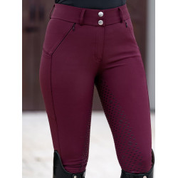 Pantaloni da equitazione Equestrian Stockholm Elite donna Merlot Rosso