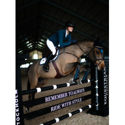 Pantaloni da equitazione Equestrian Stockholm Elite donna Perfezione bianca Bianco