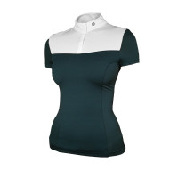 Polo da gara Equestrian Stockholm Fine Line donna maniche corte Lunedì drammatico