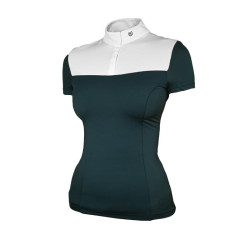 Polo da gara Equestrian Stockholm Fine Line donna maniche corte Lunedì drammatico